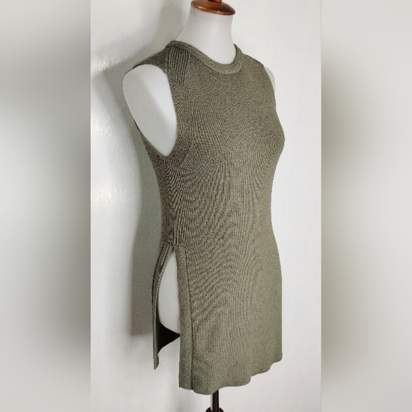 WILFRED DRAB OLIVE KNIT TOP - Picture 1 of 9